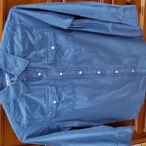 Arizona, large (10-12), Blue and white checkered